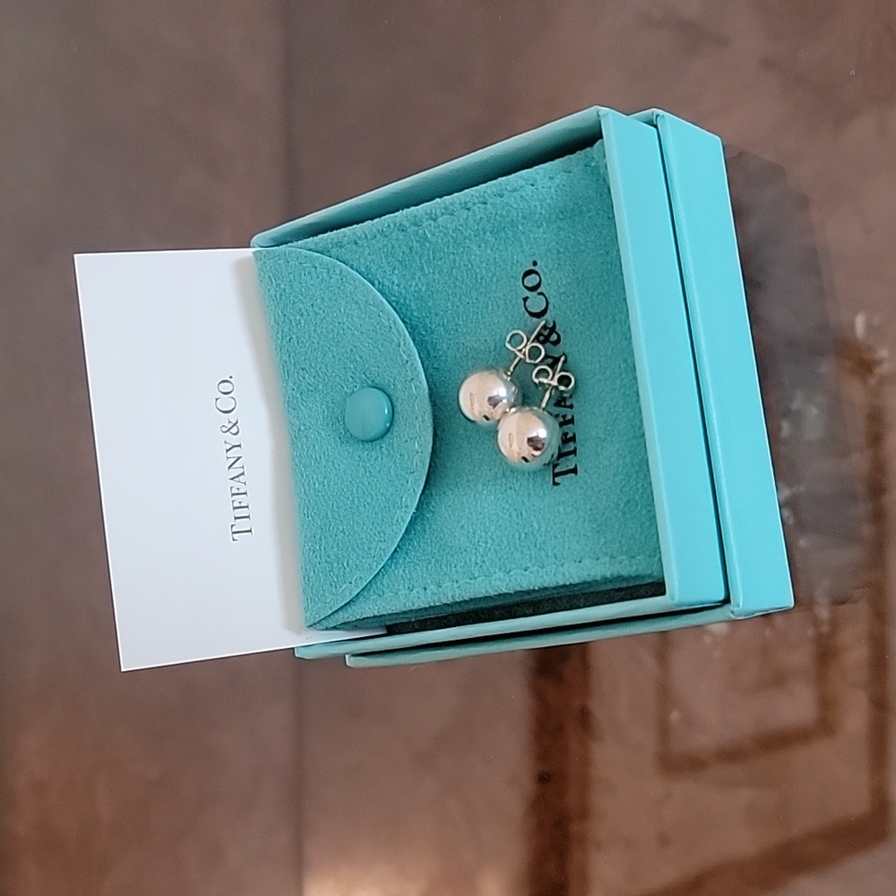 Tiffany & Co hardware ball earrings